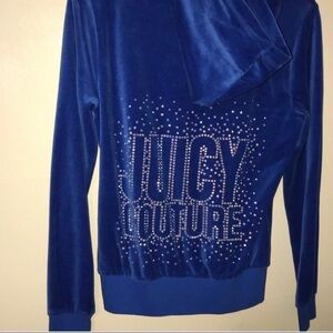 Juicy couture blue zip up